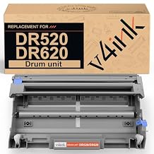 v4ink DR-520 DR-620 Drum Compatible Replacement for Brother DR520 DR620 Drum Unit for DCP-8060 8065 8080 8085 HL-5240 5250 5270 5280 5340 5350 5370 5380 MFC-8460 8480 8660 8670 8680 (Not Toner)