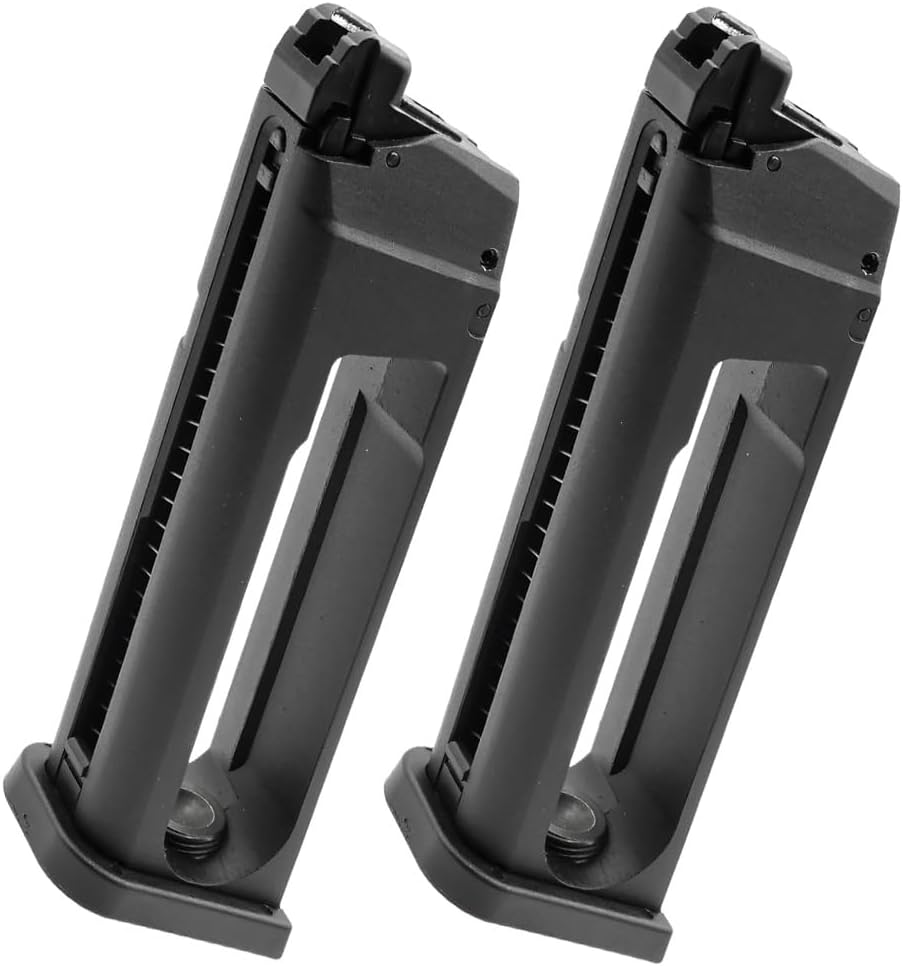 New Arrival Second GenerationCarbon8 Carbonite GEN2 Striker 9 Co2 Magazine with Anti-Loosening Valve Function! Includes 2 Spare Carbon 8 Magazines!
