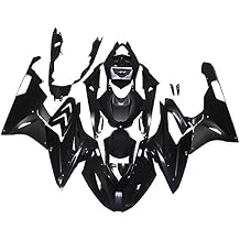 Benlai MOTO ABS plastic Motorcycle Injection Pre-Drilled Hole Cowl Fairings Bodywork Kit Complete Set For S1000RR 2015-2016 (black)
