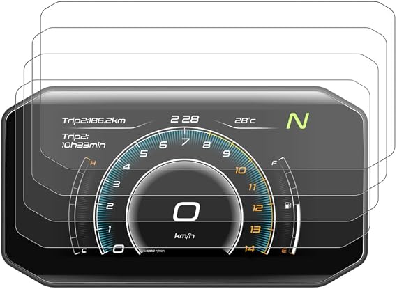 Speedo Angels GlareStop Dashboard Screen Protector compatible with CFMOTO 450MT (2024-) 4 x Anti Glare