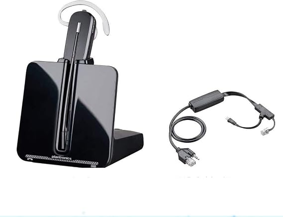 Plantronics-CS540 Convertible Wireless Headset with EHS Cable APP-51, Bundle for Polycom Phone Systems