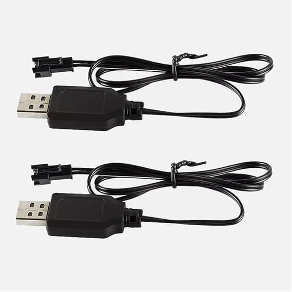 Generic Stunt Racing RC Car Double Sided Rolling Tumbling Battery Charger (2 Pack, 3.7V Input, 4.2V Output)