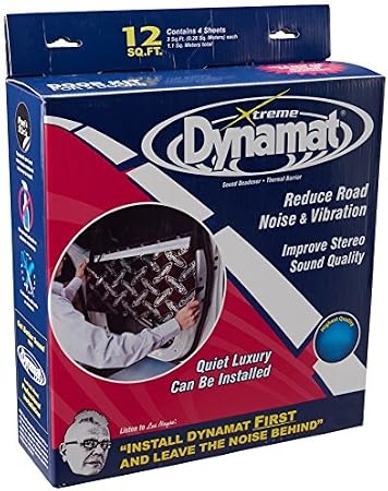 Dynamat 12" x 36" x 0.067" Thick Self-Adhesive Sound Deadener with Xtreme Door Kit