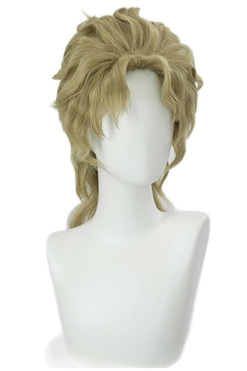 Kujo Jolyne Wig Giorno Giovanna Cosplay Dio Brando Costume JJBA Kujo Jotaro Synthetic Hair Trish Una Outfit Prop Accessory