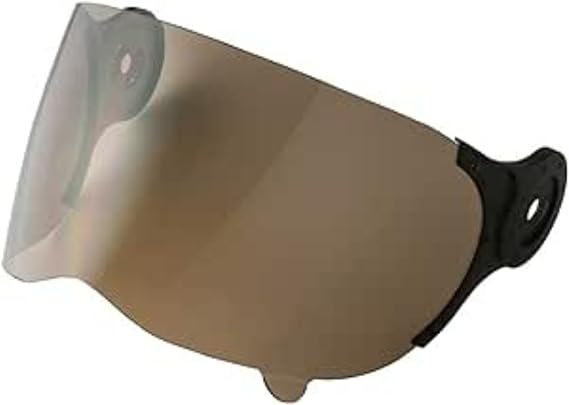 RIDEZ X Helmet, XX Helmet Specific SHIELD Light Smoke Mirrored Shield, Motorcycle 99% UV Cut
