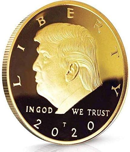 2020 Donald Trump Coin - Authentic Presidential Re-Election Commemorative Coin - Includes Clear Protector