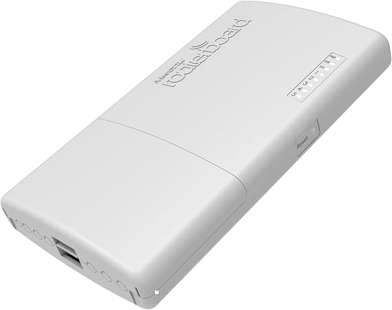 MikroTik PowerBox Pro Router, 5 Gigabit Ethernet Ports with PoE Output on 4 Ports and 1 SFP Port (RB960PGS-PB)