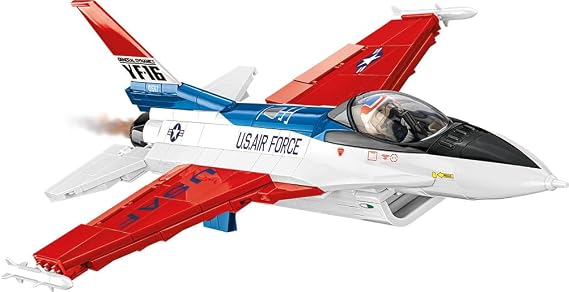 COBI Armed Forces Lockheed Martin F-16 (YF-16) First Flight 1974 Building Set, 375 Pieces