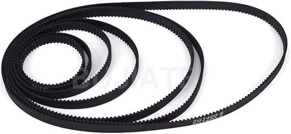 GT2-6mm Closed Timing Belt 6mm Width 2mm Pitch 494mm Perimeter for 3D Printer (GT2-494mm)