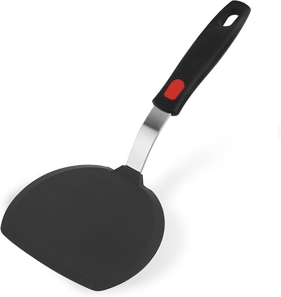 GEEKHOM Pancake Spatula Width 13.2cm - Solid Fish Slice Silicone Spatulas for Cooking - Non-Scratch for Non Stick Pan and Pots - Heat Resistant BPA Free Dishwasher Safe Kitchen Utensils Egg Turners