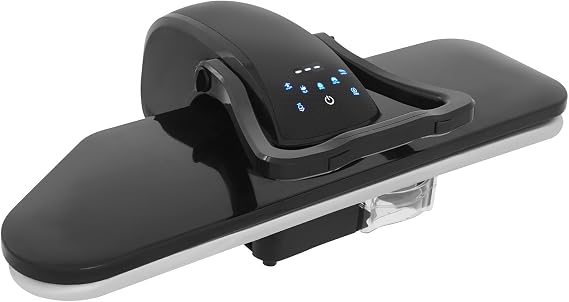 Steam Press, 1600W Digital Touch Screen Garment Iron with 5 Fabric Settings, 36" Large Ironing Board for Home & Commercial Use (Black)
