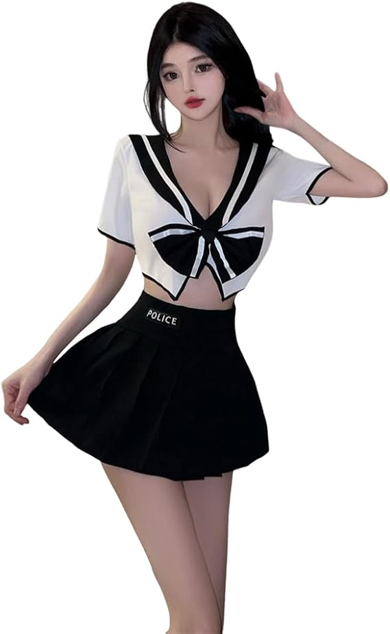 Women's sexy cosplay student outfit Japanese anime kawaii pure JK sailor uniform underwear uniform