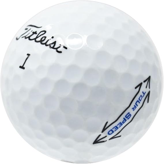 LostGolfBalls - 36 Titleist Tour Speed Golf Balls in Near Mint Condition, AAAA Quality, Recycled Used Golf Balls, Best Value Golf Balls, White