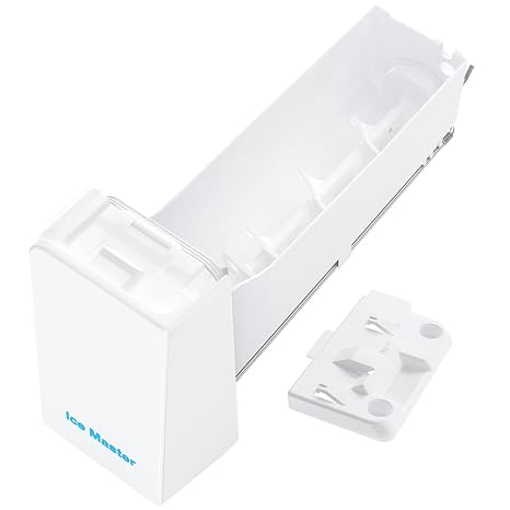 Upgraded DA63-06925A Refrigerator Ice Maker Tray Compatible with Samsung Ice Bucket Replacement DA63-06925Ax002 Tray Ice Bucket AP6034185, RF32FMQDBSR, RF31FMESBSR, RF28R6201DT, RF28K9380SR Ice Bin