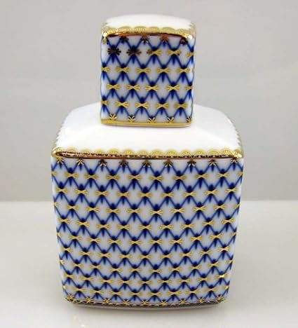 Lomonosov Cobalt Net Sake Decanter