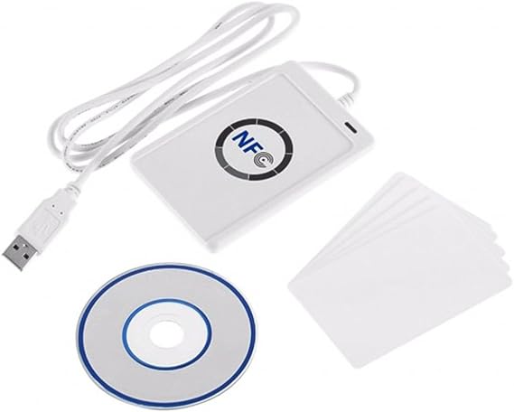 RFID Reader NFC Reader/Writer ACR122U ISO 14443A/B RFID Card Reader Contactless Smart Card Reader Writer with USB Cable