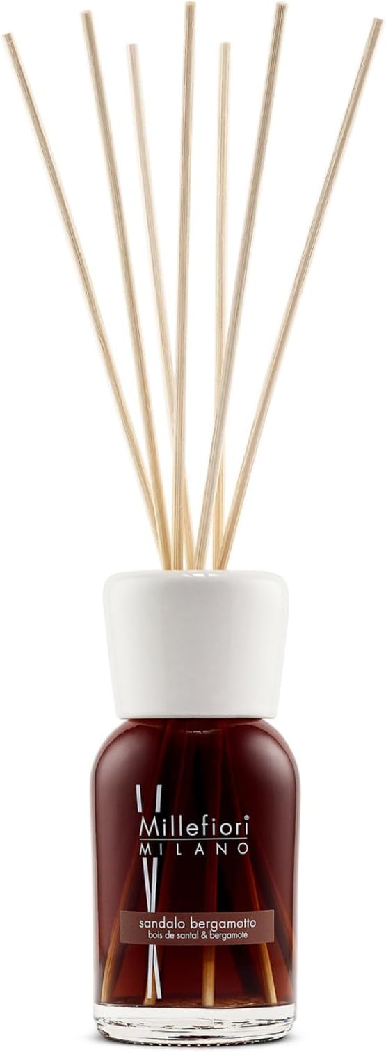 Millefiori Milano Diffusore Stick, 100ml, Sandalo Bergamotto
