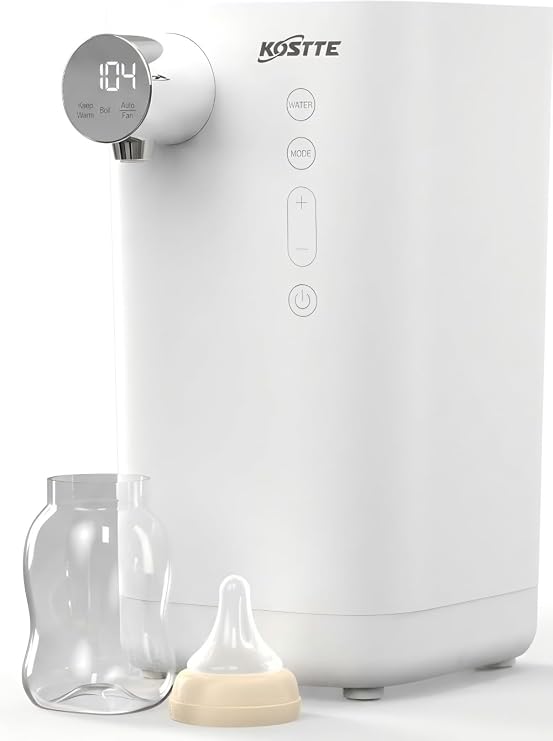 Baby Bottle Maker, KOSTTE 24hr Temp-Controlled Formula Maker, Baby Kettle for Making Formula Bottle Instantly, Food Maker, Ideal for Night Feeds, 1.5L