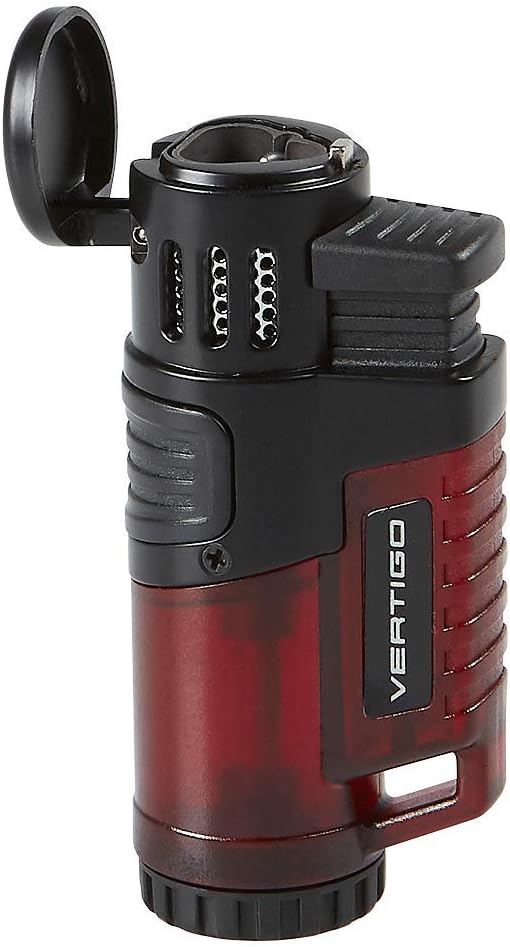 Vertigo Vertigo Hawk Triple Jet Flame Lighter (Red)