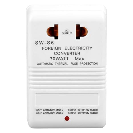 Voltage Converter, Step-Up&Down Voltage Converter Transformer 70W 110V/120V to 220V/240V (CN Standard Plug