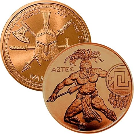 Jig Pro Shop Warrior Series 1 oz .999 Pure Copper Medallion