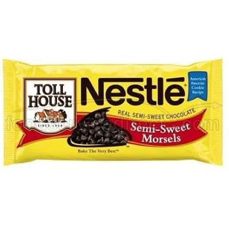 Nestle Toll House Semi Sweet Chocolate Morsel, 25 Pound -- 1 each.