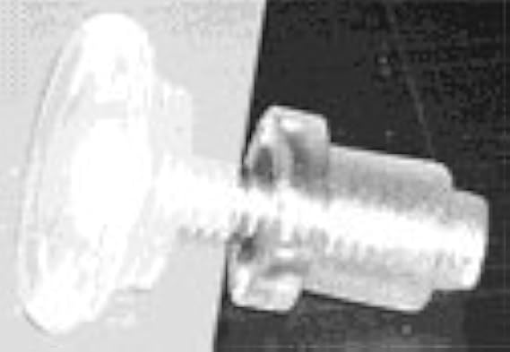 Abacus Swivel Chair Parts #309 Replacement 7/16" Clear Plastic Inserts ONLY for 1/4" x20 Threads 4-Pack