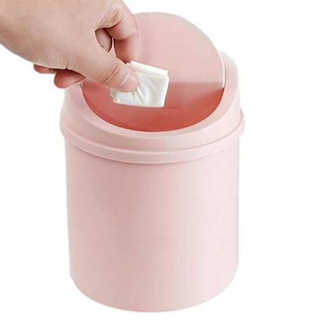 Mini Desk Trash Can Odor-Proof Wastebasket, Litter Box
