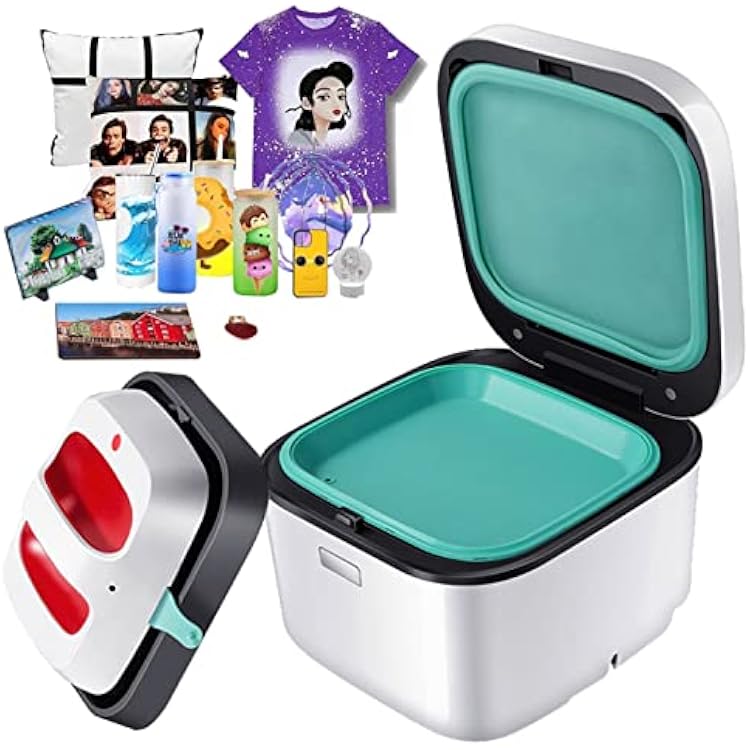 3D Vacuum Heat Press Machine,Multifunctional Sublimation Heat Transfer Printing Machine Suitable for Mugs, Tumbler Straight Cups, Clothes, Phone Cases, Plates Family time and Small Business