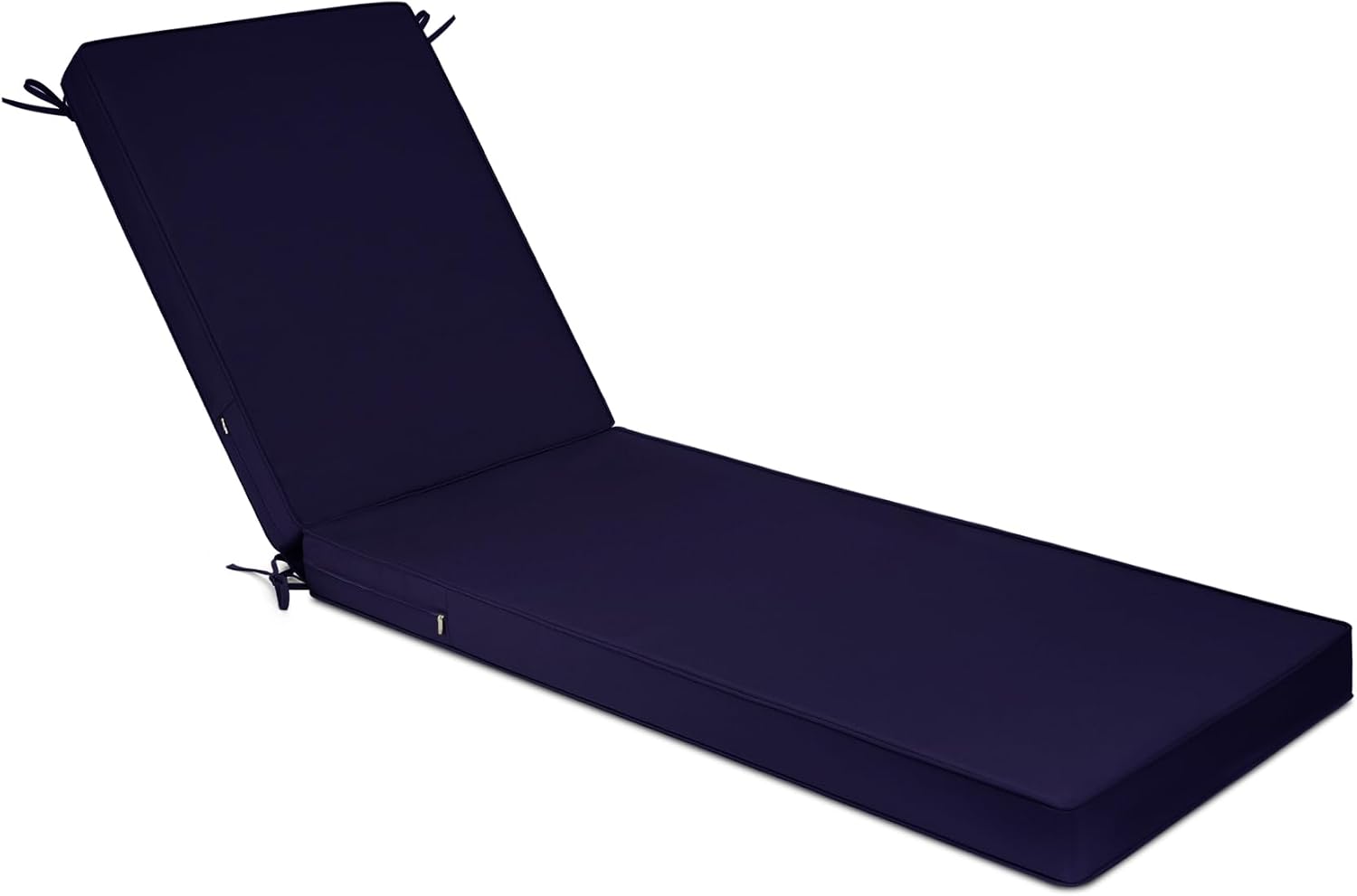 Lounge Chair Cushion Waterproof Chaise Lounge Cushions 72x21x3 Inch Non-Slip Lounge Chair Cushions for Outdoor Furniture Pool Patio Furniture Cushions with Zipper Navy Blue