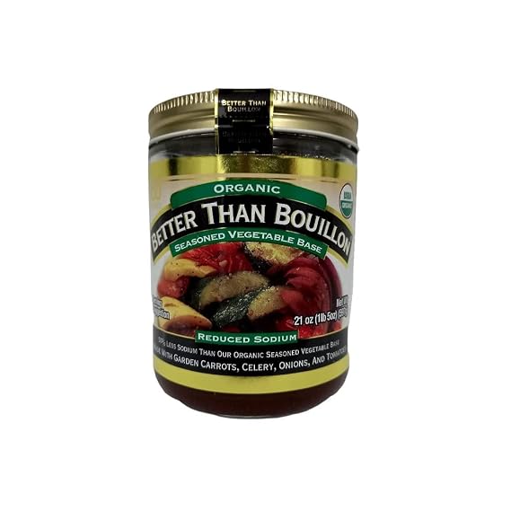 Better Than Bouillon Organic Seasoned Vegetable Base, 21 oz, 100 Servings, Original Version, (Pack of 1) COSTCO ONLY ITEM