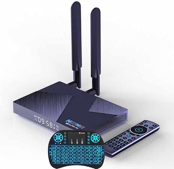 Android TV Box, Quad-Core RK3588, 8GB RAM, 64GB Storage, WiFi 6, Dual Bluetooth 5.0, 4K/8K Set Top Box with USB 3.0 Connectivity