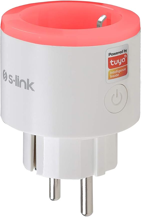 S-Link Swapp SL-03 16A Akım Korumalı Akıllı Priz RGB Işıklı 2.4 G Wifi TUYA Destekli