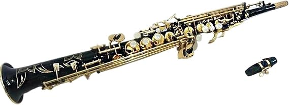 Beginner saxophone Soprano Saxophone Straight Soprano Sax Model Black Saxophone Mouthpiece And Have Case