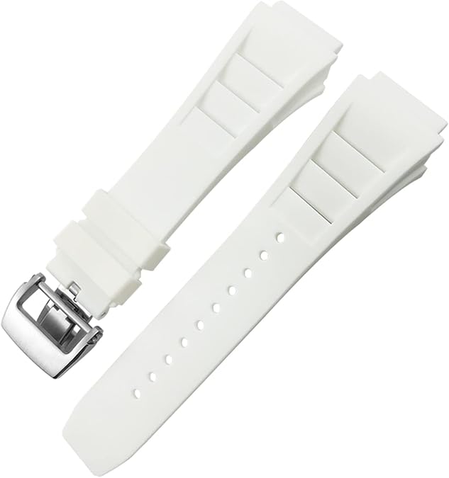 Rubber Watchband 20mm 25mm for Richard Spring Bar Silicone Mille Sport Watch Strap Soft Waterproof Wristband