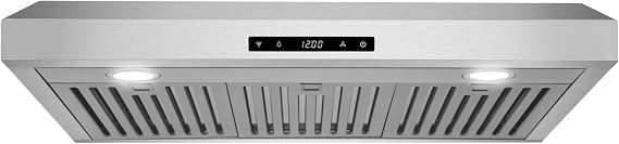 30 in. Haven Coll 500 CFM Ducted Under Cabinet Range Hood, LED, Stainless