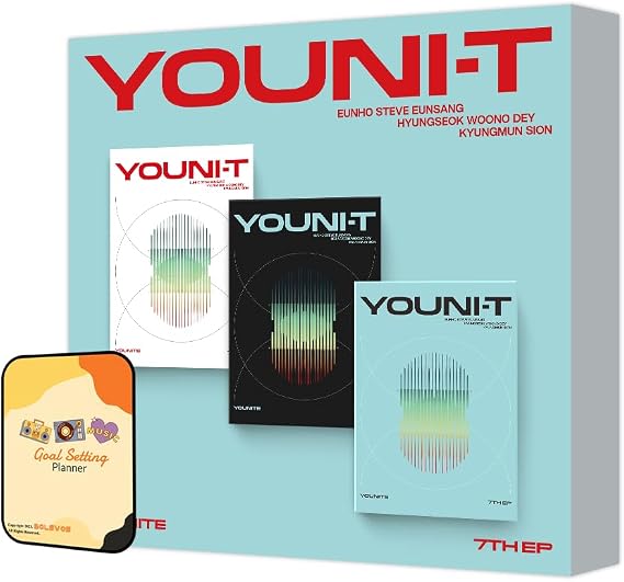 YOUNI-T YOUNITE Album [Random Ver. (POCAALBUM) ]+Pre Order Benefits+BolsVos K-POP Inspired Freebies (7TH EP)
