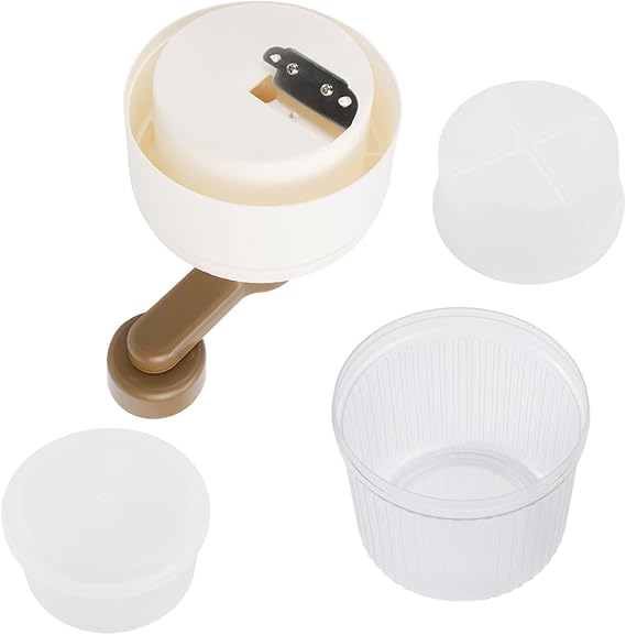 Manual Ice Crusher Machine, Portable Shaved Ice Maker with 2 Ice Trays for Snow Cones, Slushies, Cocktails and Iced Treats at Home Parties(Ice Crusher+Ice Tray)