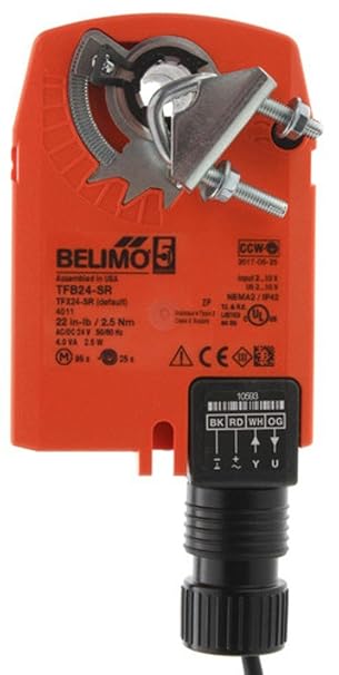 Belimo 292992 | B215HT116+-S | HTCCV | 0.5" | 2 Way | 1.16 Cv | w/ Spg Rtn | 24V | 2-10V | SW