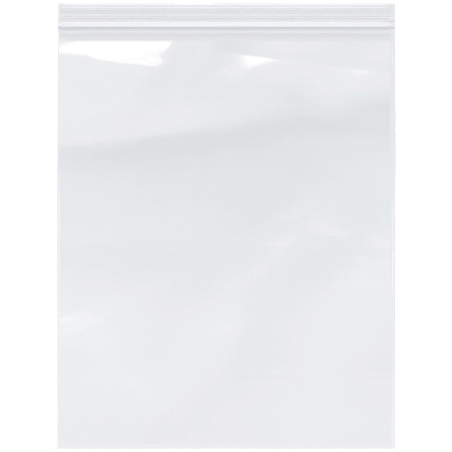Plymor 12 x 15 Pack of 100, 4 Mil Heavy Duty Zipper Reclosable Plastic Bags