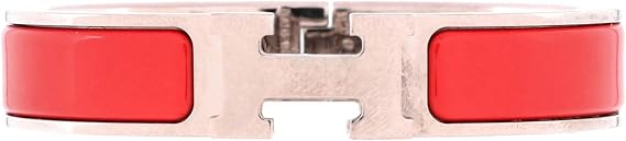 Pre-Loved Clic H Bracelet Enamel Narrow, Pink