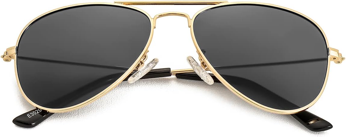 Kids Polarized Aviator Sunglasses for Girls Boys Cool Toddler Sunglasses