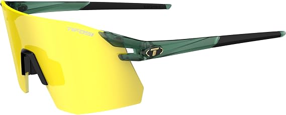 Tifosi Moab XC Rimless Shield Sunglasses - Cycling, Baseball & Running | 100% UVA/UVB, shatterproof polycarbonate. Rimless shield fit, hydrophilic nose pads. For cycling, running & hiking.