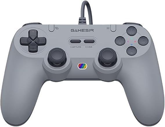 GameSir Tegenaria Lite Wired Game Controller For Switch, Android, iOS, PC, Steam With Retro 90s Design, Hall Effect Sticks, 1000Hz Polling Rate, Dual Rumble Motors, Mappable Back Buttons, Ultra-Low