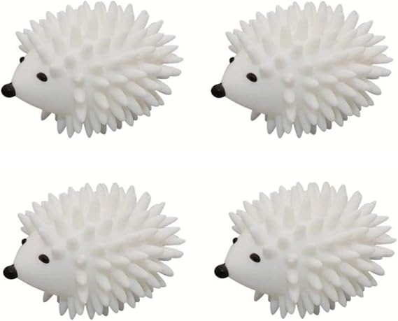 Laundry Dryer Balls - 4 Pack Premium Reusable Dryer Balls Replace Laundry Drying Natural Fabric Softener (White)