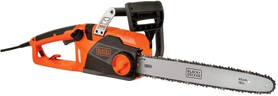 BLACK+DECKER Electric Chainsaw Corded, 18-Inch, 15-Amp Lightweight Chain Saw with Automatic Oiler (CS1518)