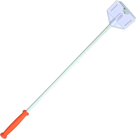 FLIPPER Platinum Hand Algae Scraper Aquarium Glass and Acrylic Cleaner with Precision Scraper Design, Fish Tank Cleaning Tool for Freshwater & Saltwater Aquariums (28 Rigid Shaft)