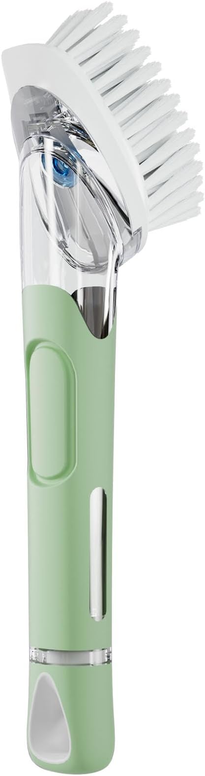RIMAY Soap Dispensing Dish Brush Dish Scrubber with Soap Dispenser Handle