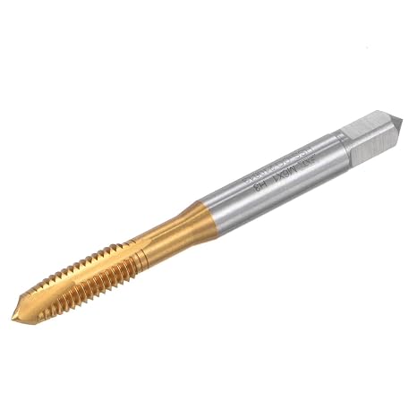 Tool Parts and Accessories M6 X 1 + 0.03 High Speed Steel Titanium Coated Machine Spiral Point Taps (#CN-140824-09052)