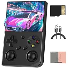 Anbernic RG35XX Pro Retro Handheld Game Console, 3.5" IPS OCA Screen, Linux System, 64GB, WiFi Bluetooth, HDMI Output, 7H Battery, Ideal for Travel Commute Home Outdoor RG35XXPro Black
